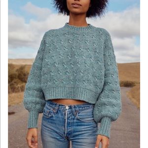 BNWT Christy Dawn Frannie crop sweater
